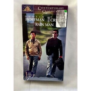 NEW & SEALED Rain Man - VHS - Tom Cruise - Dustin Hoffman - Best Picture 1988